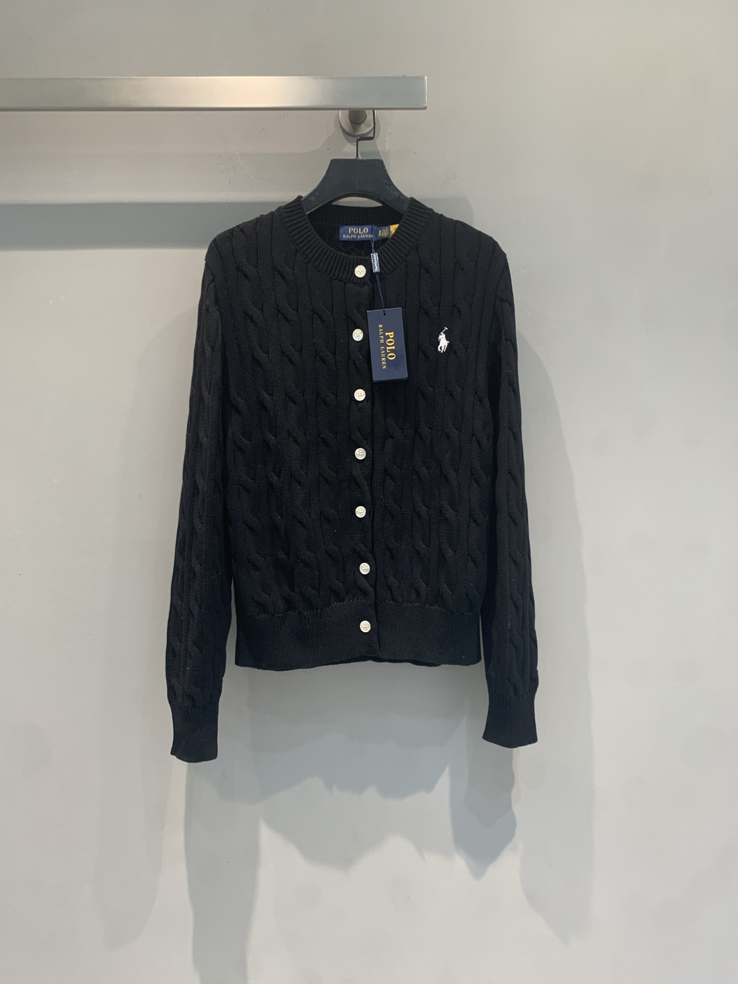 新款🆕 Polo Ralph Lauren早春新款经典绞花开衫，100%纯棉材质，柔软亲肤，麻花纹理立体