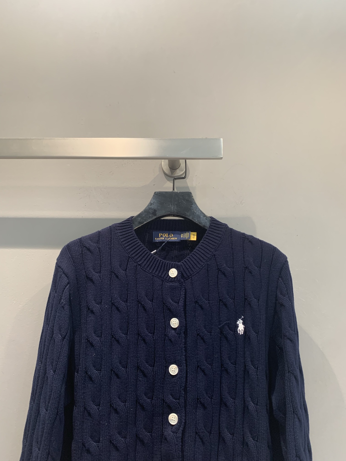 新款🆕 Polo Ralph Lauren早春新款经典绞花开衫，100%纯棉材质，柔软亲肤，麻花纹理立体