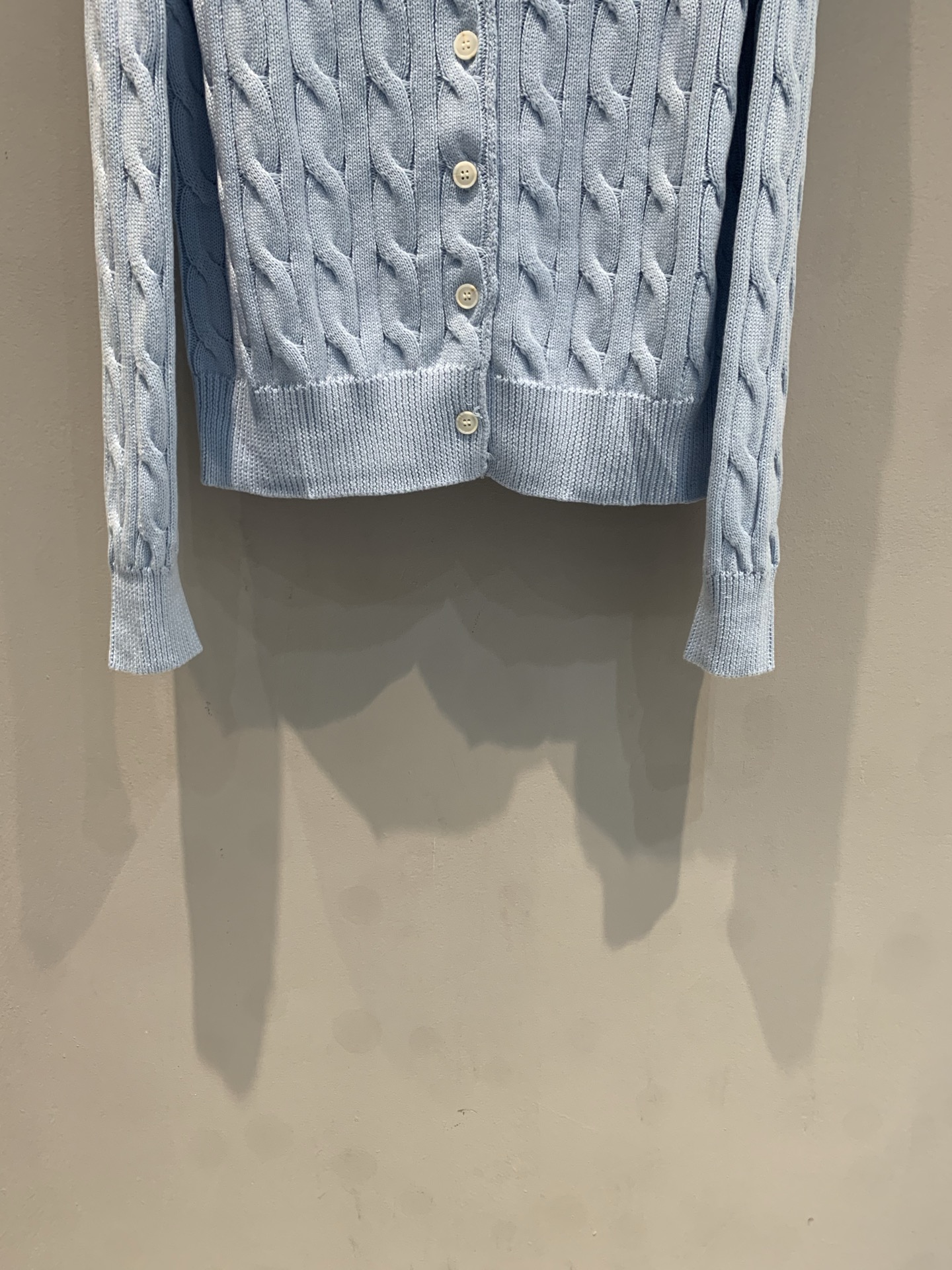 新款🆕 Polo Ralph Lauren早春新款经典绞花开衫，100%纯棉材质，柔软亲肤，麻花纹理立体