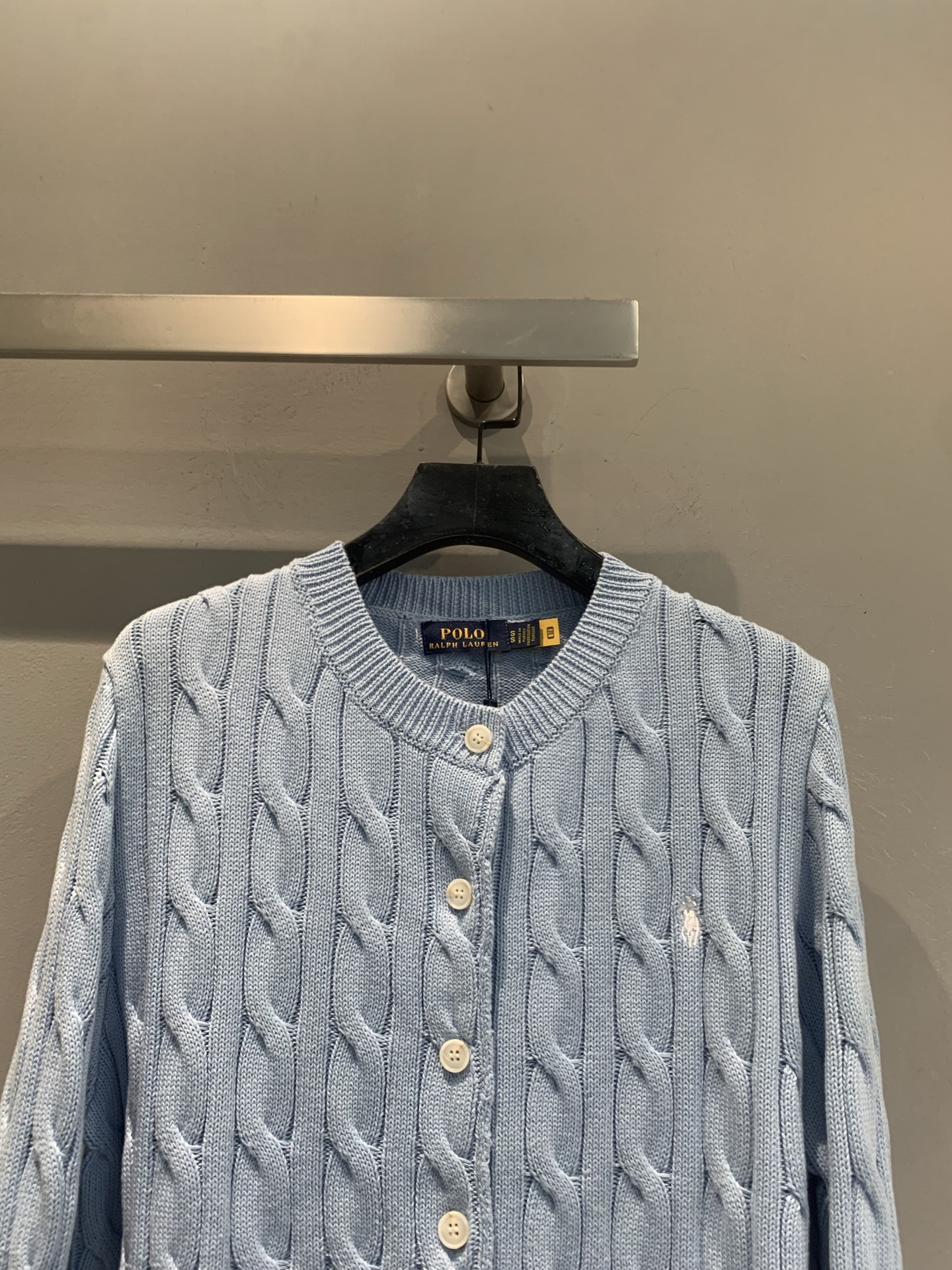 新款🆕 Polo Ralph Lauren早春新款经典绞花开衫，100%纯棉材质，柔软亲肤，麻花纹理立体