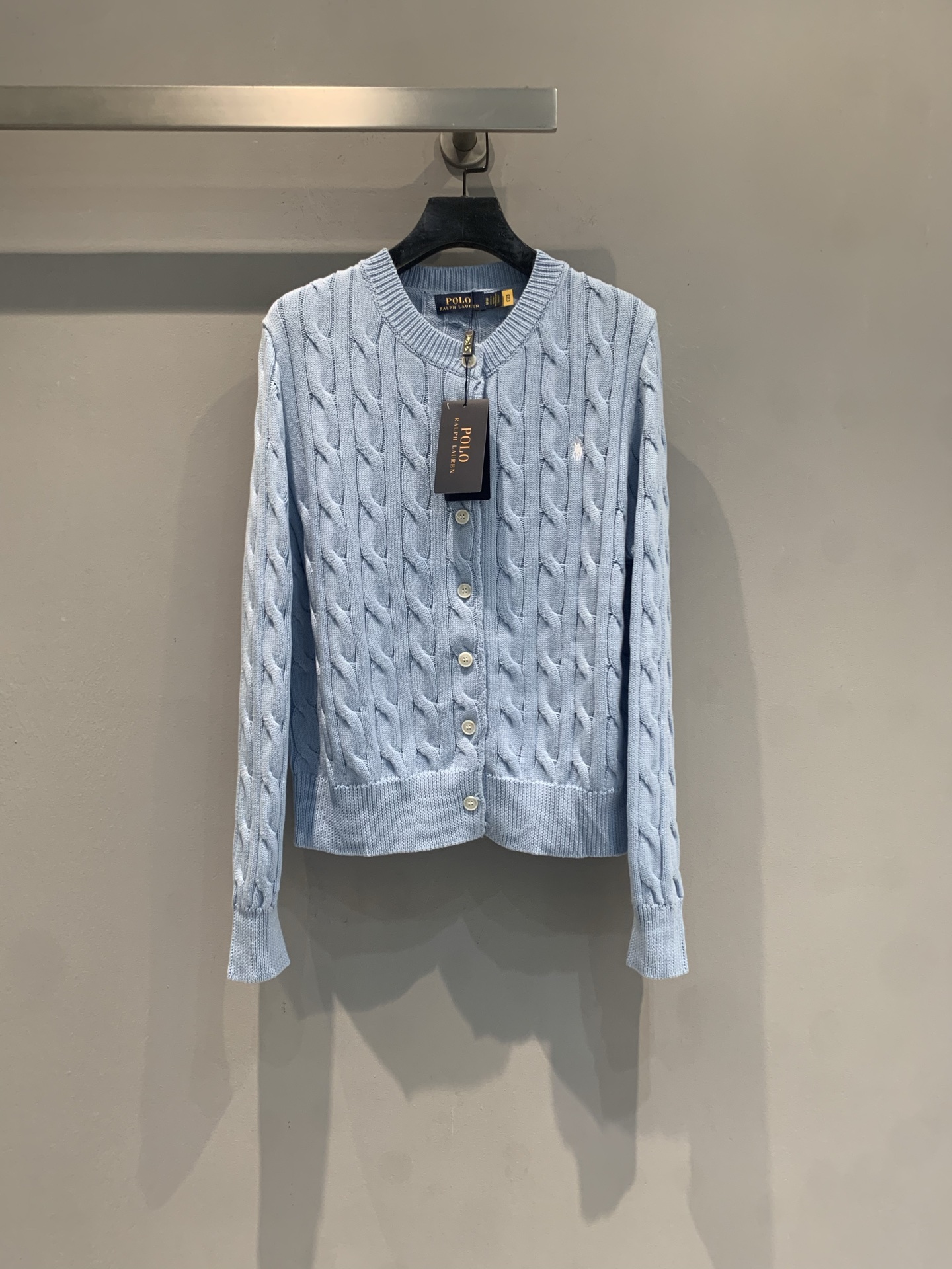 新款🆕 Polo Ralph Lauren早春新款经典绞花开衫，100%纯棉材质，柔软亲肤，麻花纹理立体