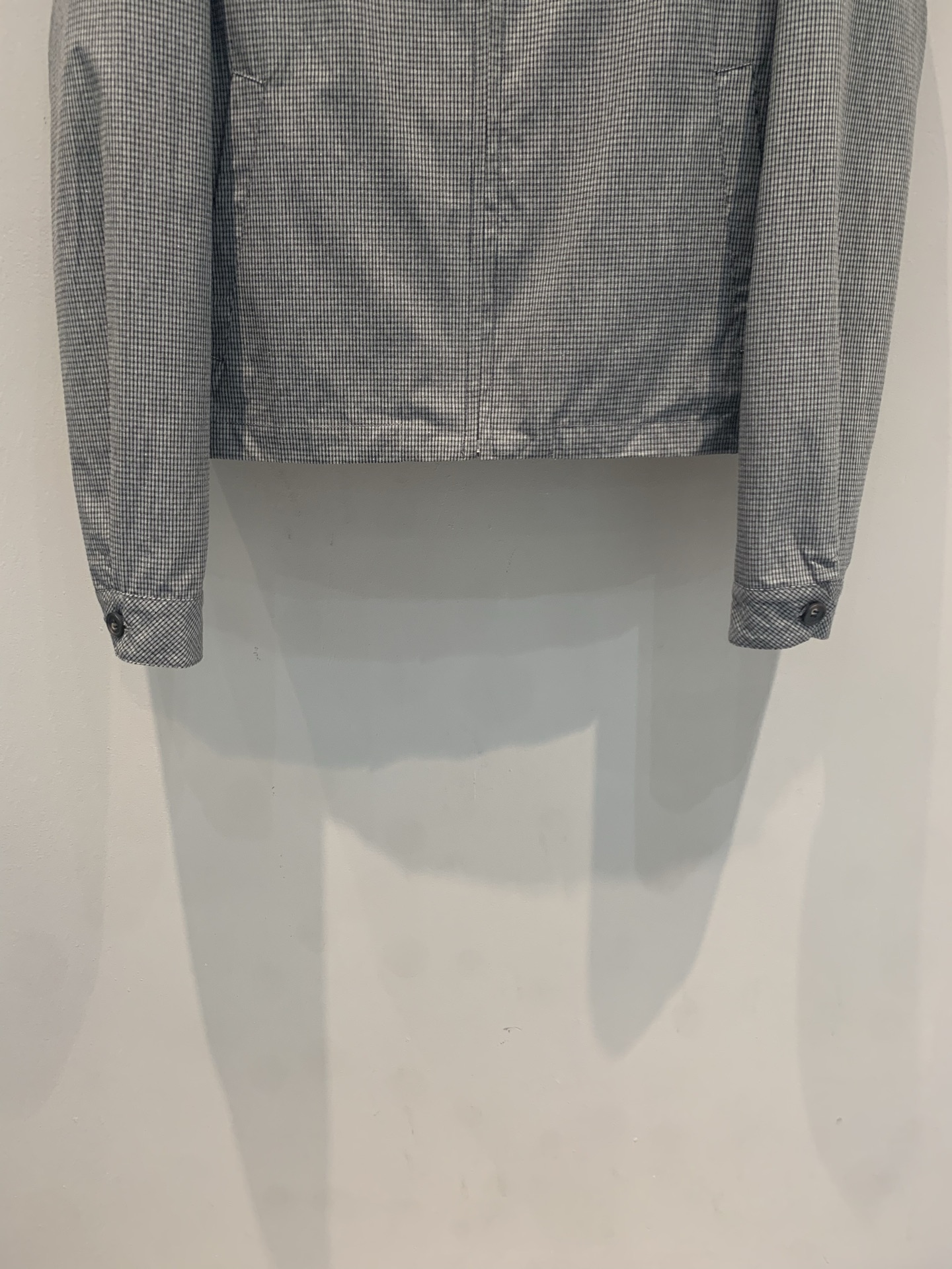 新款🆕 原版开发 Miumi*早秋新款时髦复古 L'Été系列夹克，绵混纺+藏青灯芯绒拼接，复古又现代！