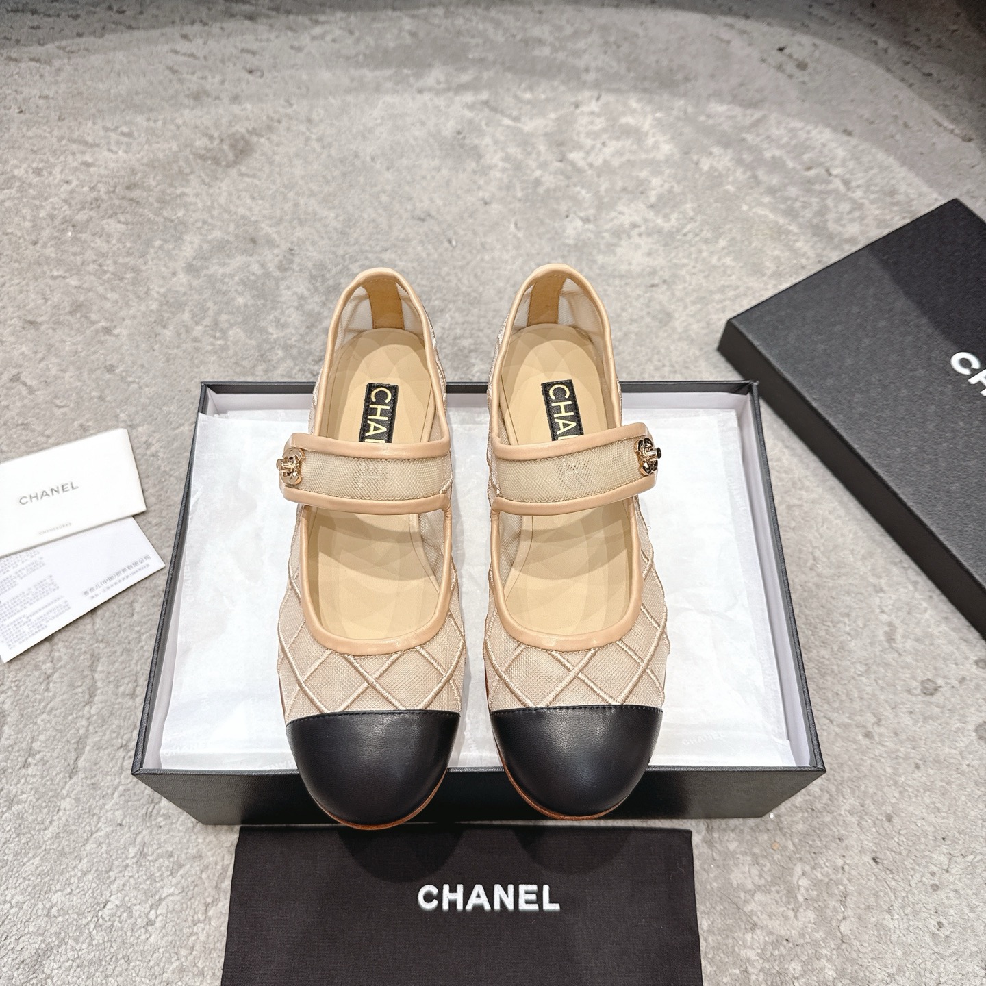CHANEL Mary Jane лялькавыя туфлі｜лімітаваная версія｜кастомныя матэрыялы з арыгінальнага канала｜99.99% аднаўленне