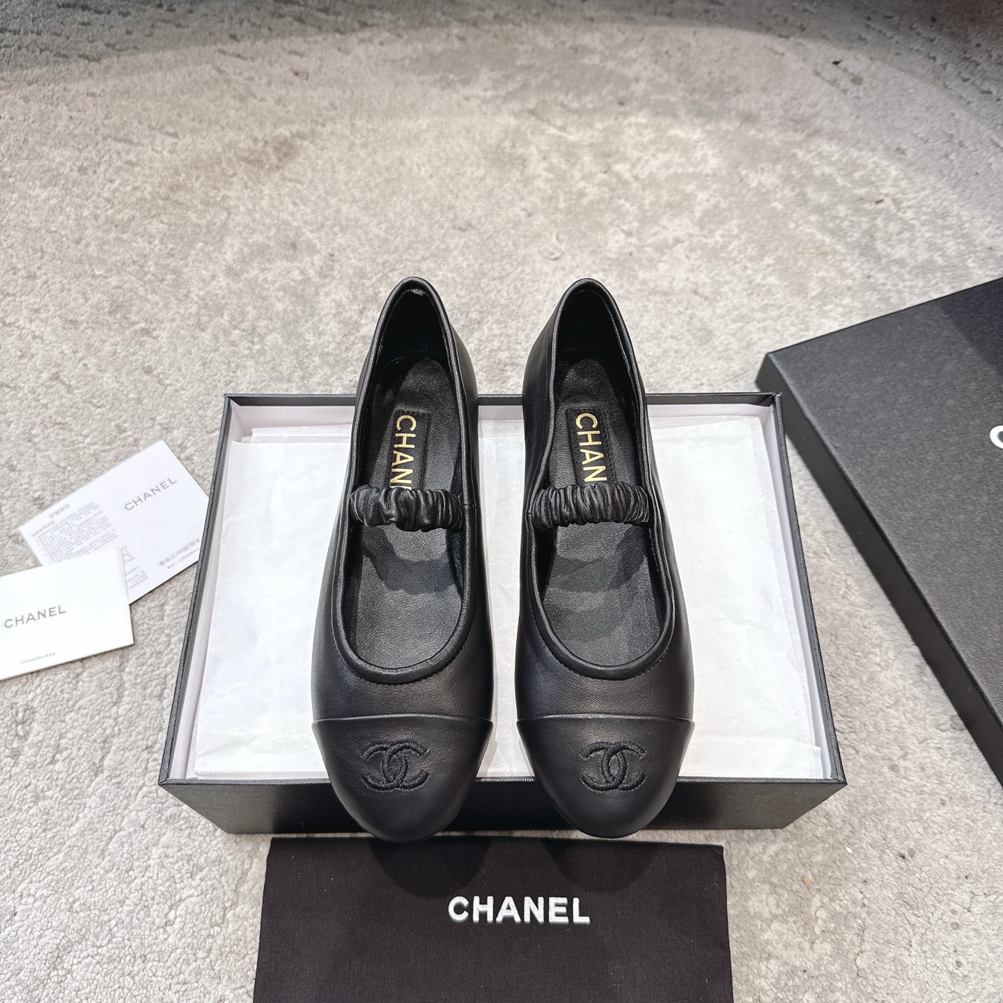 CHANEL 메리제인 돌핀 슈즈｜한정판｜오리지널 채널 소재 맞춤 제작｜99.99% 재현도