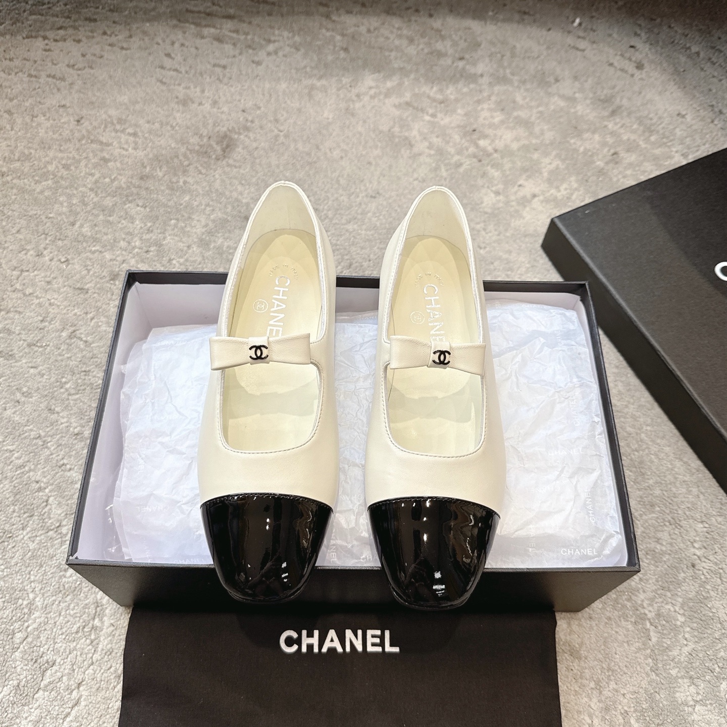 CHANEL 메리제인 돌핀 슈즈｜한정판｜오리지널 채널 소재 맞춤 제작｜99.99% 재현도