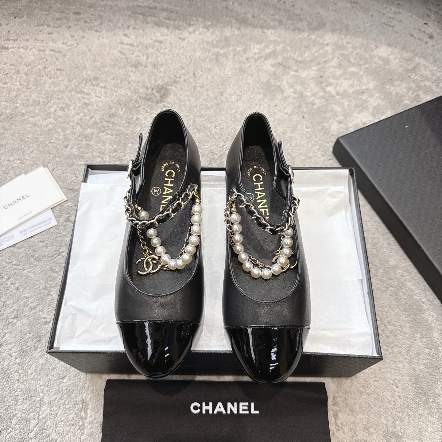 CHANEL Mary Jane лялькавыя туфлі｜лімітаваная версія｜кастомізацыя з матэрыялаў арыгінальнага канала｜99.99% дакладнасць аднаўлення