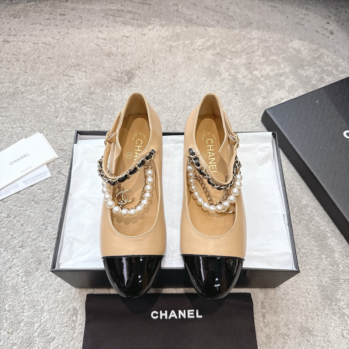 CHANEL Mary Jane лялькавыя туфлі｜лімітаваная версія｜кастомізацыя з матэрыялаў арыгінальнага канала｜99.99% дакладнасць