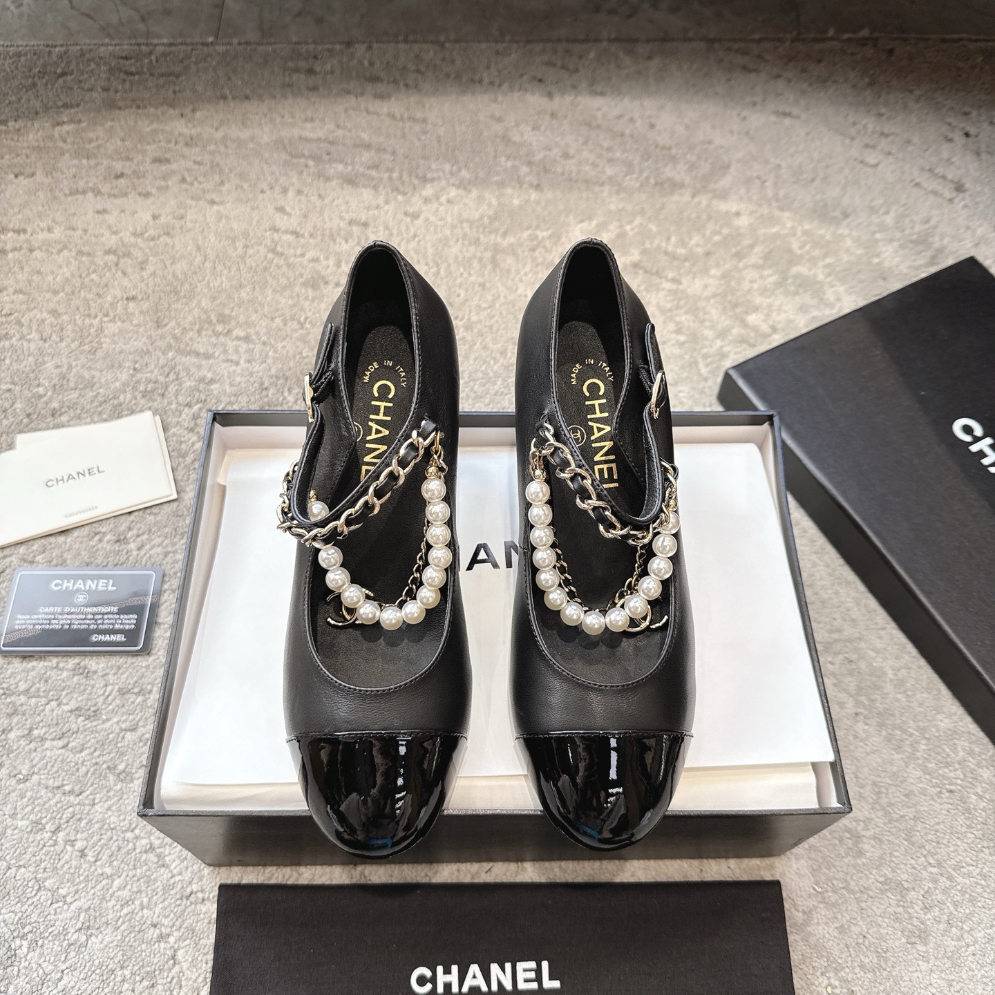 CHANEL Mary Jane лялькавыя туфлі｜лімітаваная версія｜кастомізацыя з матэрыялаў арыгінальнага канала｜99.99% дакладнасць