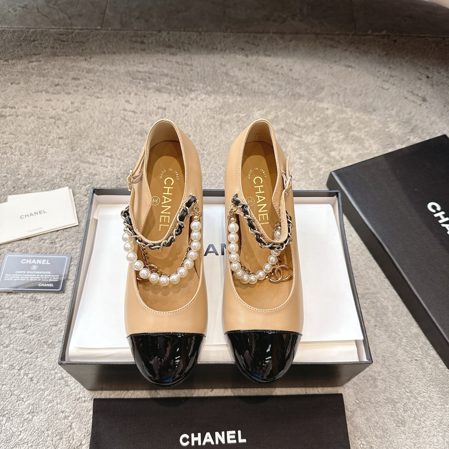 CHANEL Mary Jane лялькавыя туфлі｜лімітаваная версія｜кастомізацыя з матэрыялаў арыгінальнага канала｜99.99% дакладнасць аднаўлення