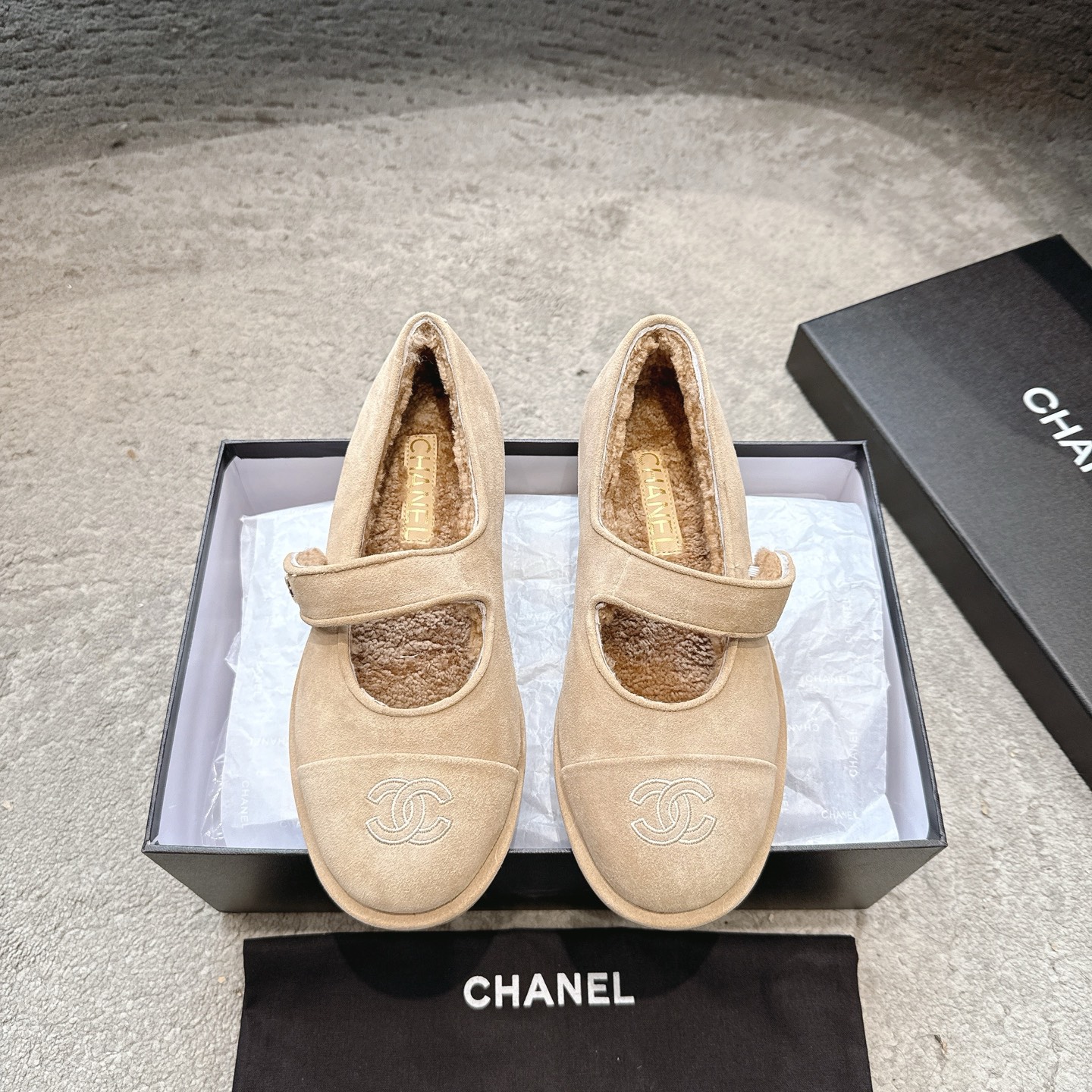 CHANEL Mary Jane лялькавыя туфлі｜лімітаваная версія｜кастомізацыя з арыгінальных матэрыялаў｜99.99% дакладнасць