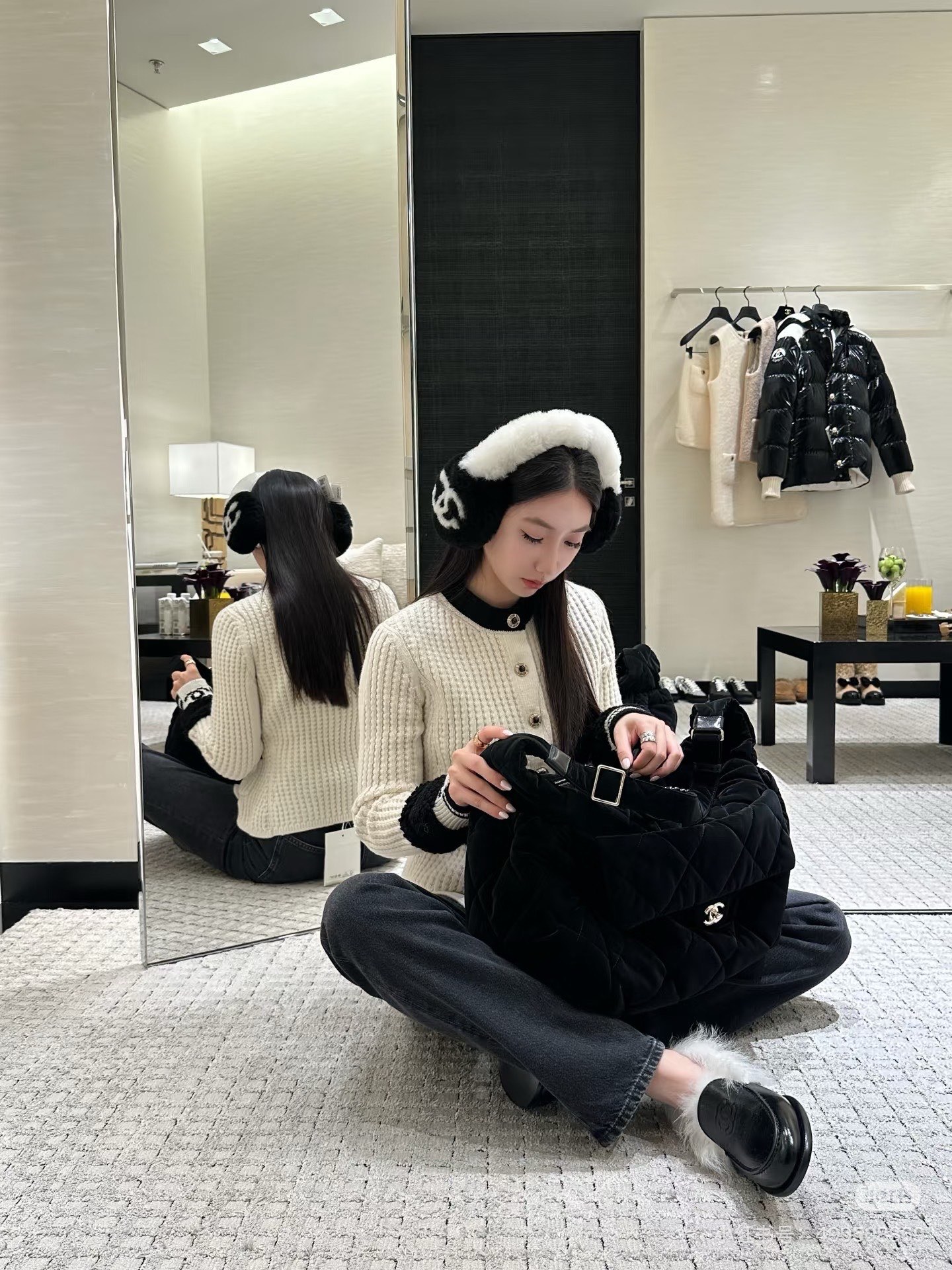 NO:593465,Xiaohongshu kind of sketch, loafers, fur shoes, loafers19860909小红书种草图,乐福鞋毛毛鞋,loafers,Women's Shoes