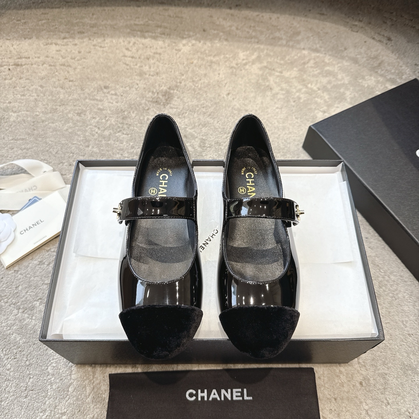 CHANEL Mary Jane лялькавыя туфлі｜лімітаваная версія｜кастомізацыя з матэрыялаў арыгінальнага канала｜99.99% дакладнасць