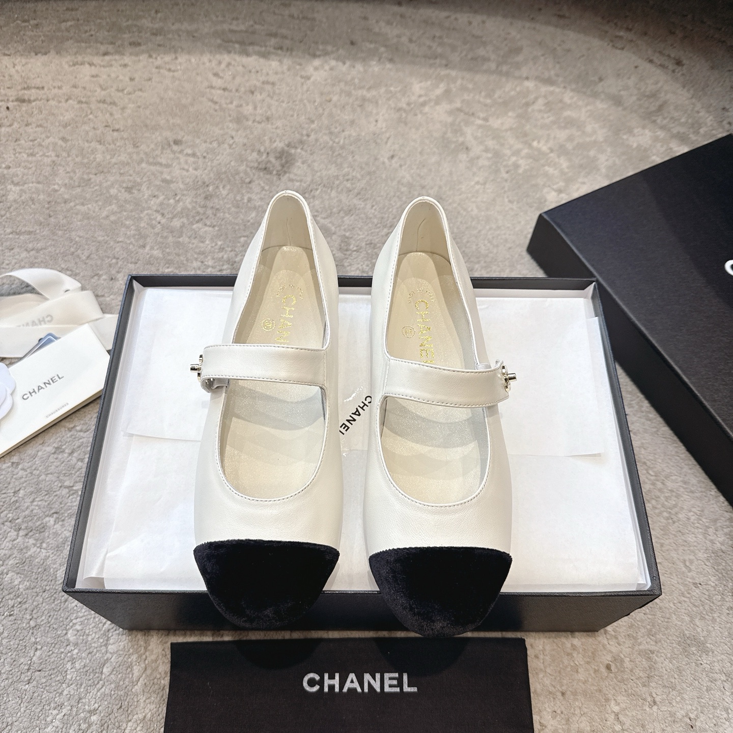 CHANEL Mary Jane лялькавыя туфлі｜лімітаваная версія｜кастомізацыя з матэрыялаў арыгінальнага канала｜99.99% дакладнасць аднаўлення