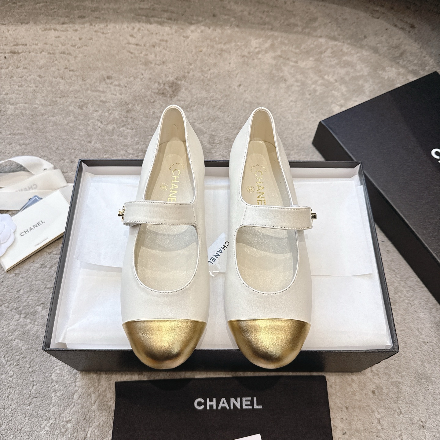 CHANEL Mary Jane лялькавыя туфлі｜лімітаваная серыя｜кастомныя матэрыялы з арыгінальнага канала｜99.99% аднаўленне