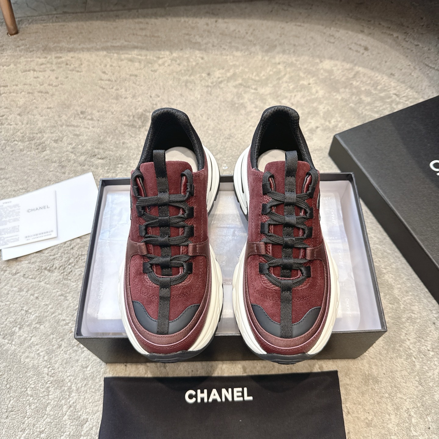 CHANEL vrijetijdsschoenen sneakers｜topklasse uit de boetiek｜meerdere ambachten + colorblock mix & match｜volnerf leer