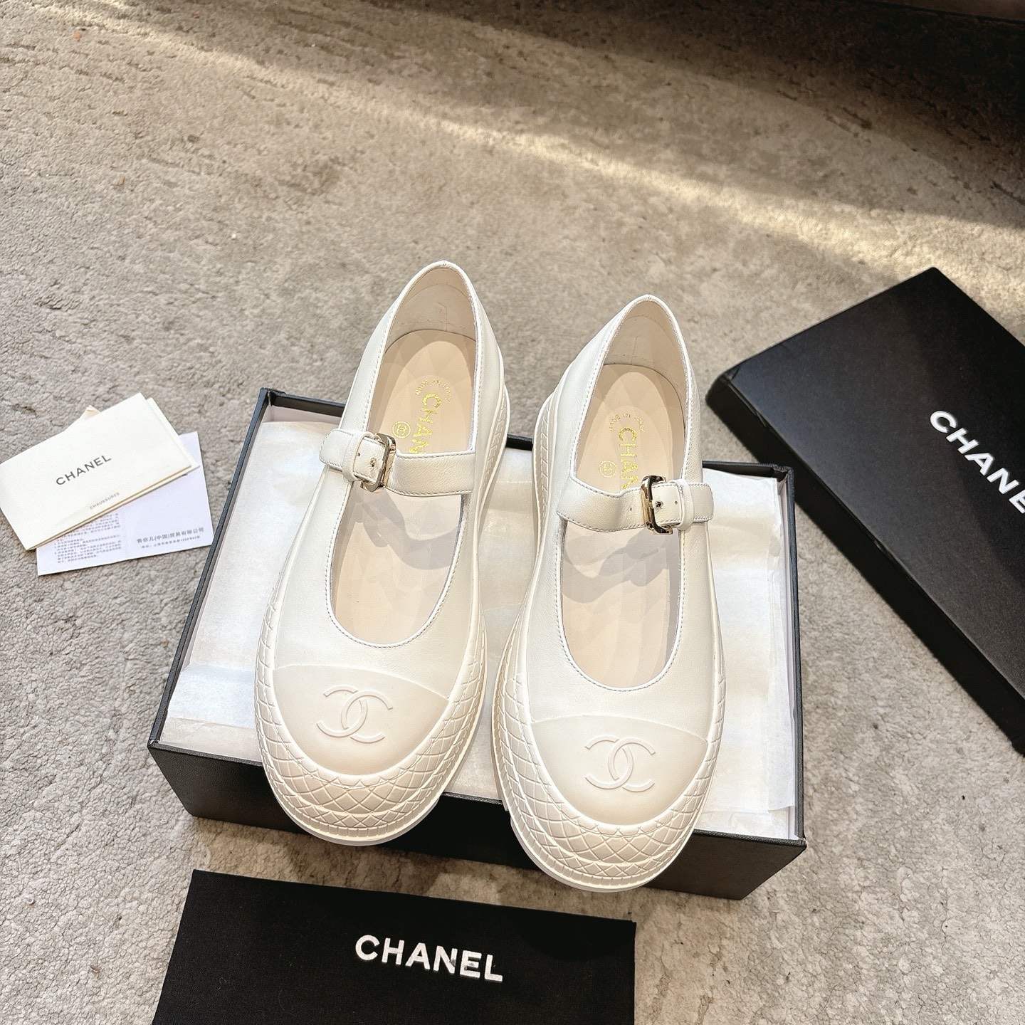 CHANEL Mary Jane кукольные туфли｜Лимитированная версия｜Кастомные материалы оригинального канала｜99.99% соответствие оригиналу