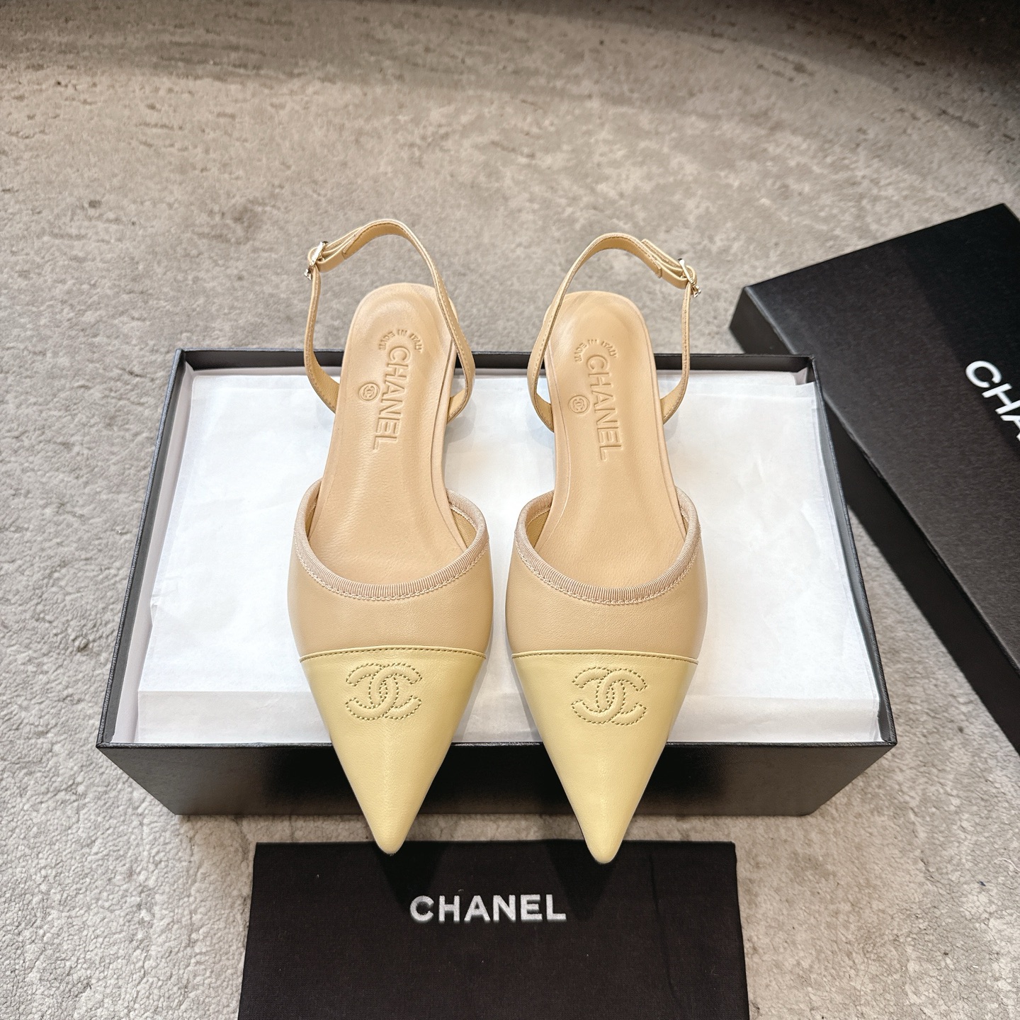 CHANEL сандалии из телячьей кожи, визуально удлиняют ноги, элегантная модель