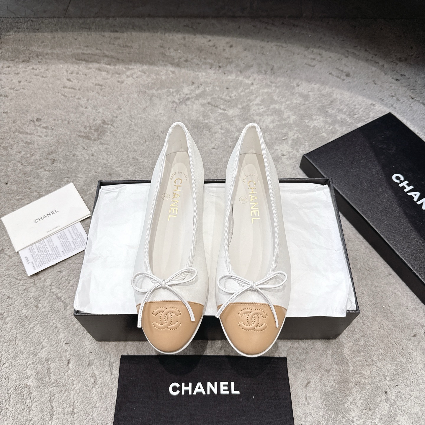 CHANEL классические балетки, звезда из лаковой кожи + импортный тонкий бархат, подошва из натуральной кожи Италии