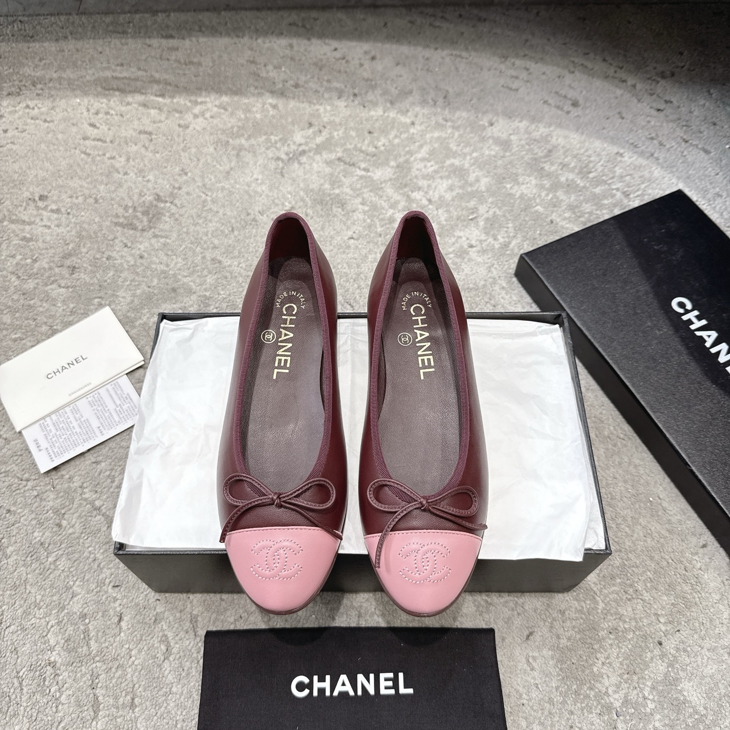 CHANEL классические балетки со звездой из лаковой кожи и импортного тонкого бархата на итальянской кожаной подошве