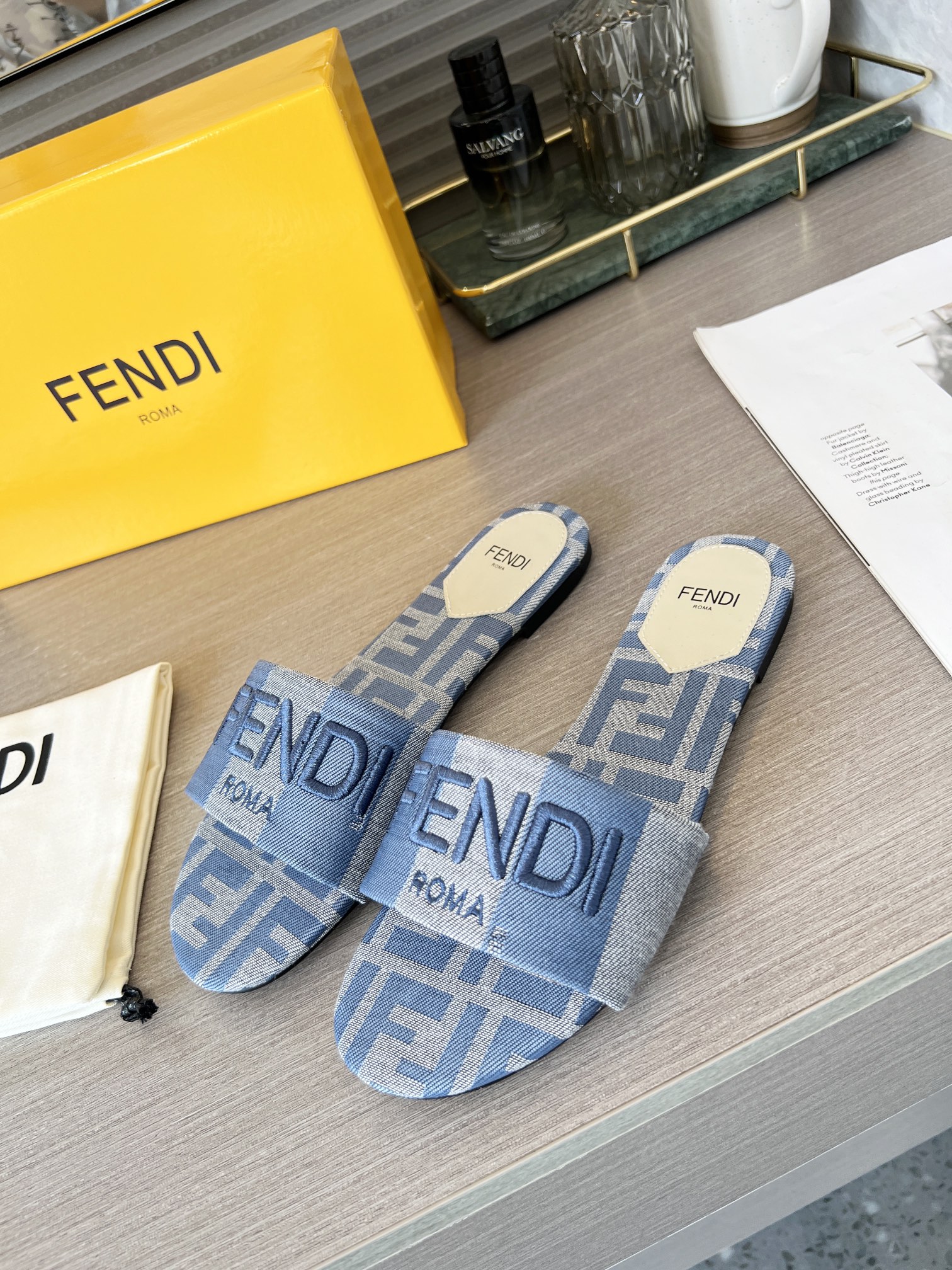 Fendi Shoes Sandals Sheepskin Summer Collection