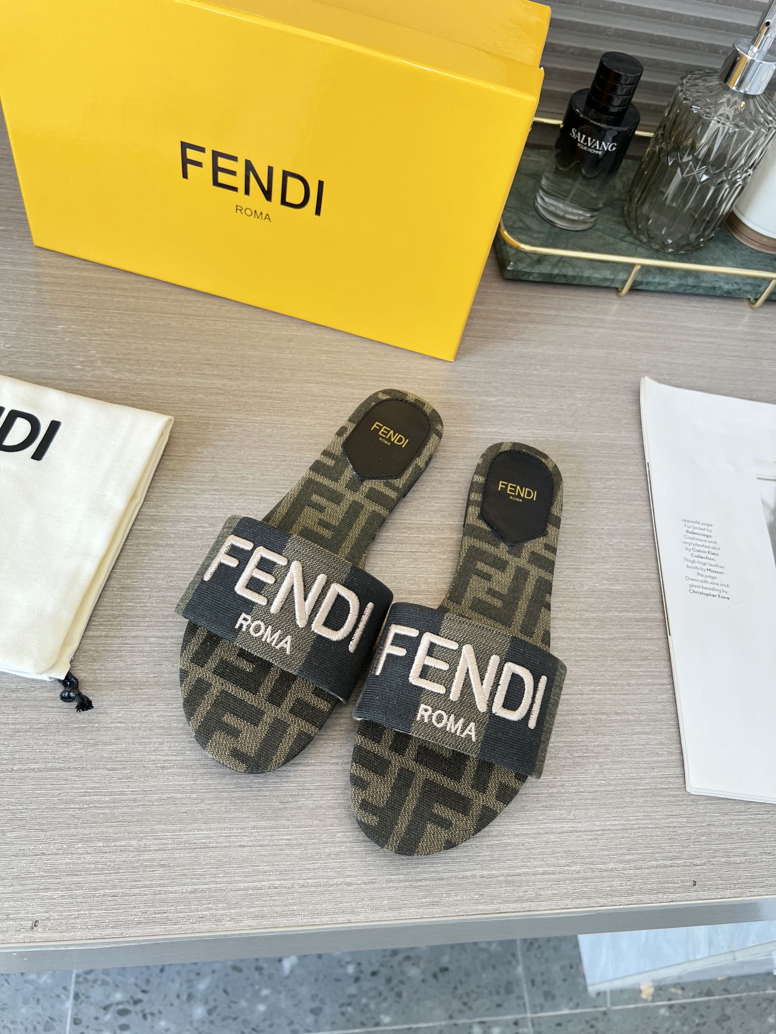 Fendi Shoes Sandals Sheepskin Summer Collection