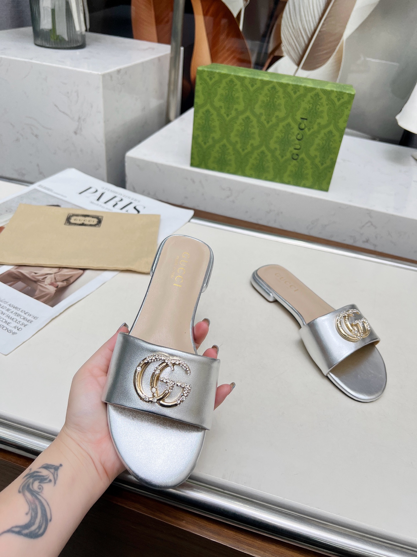 2025古驰新款，码数35-43，出厂价220，皮底加30