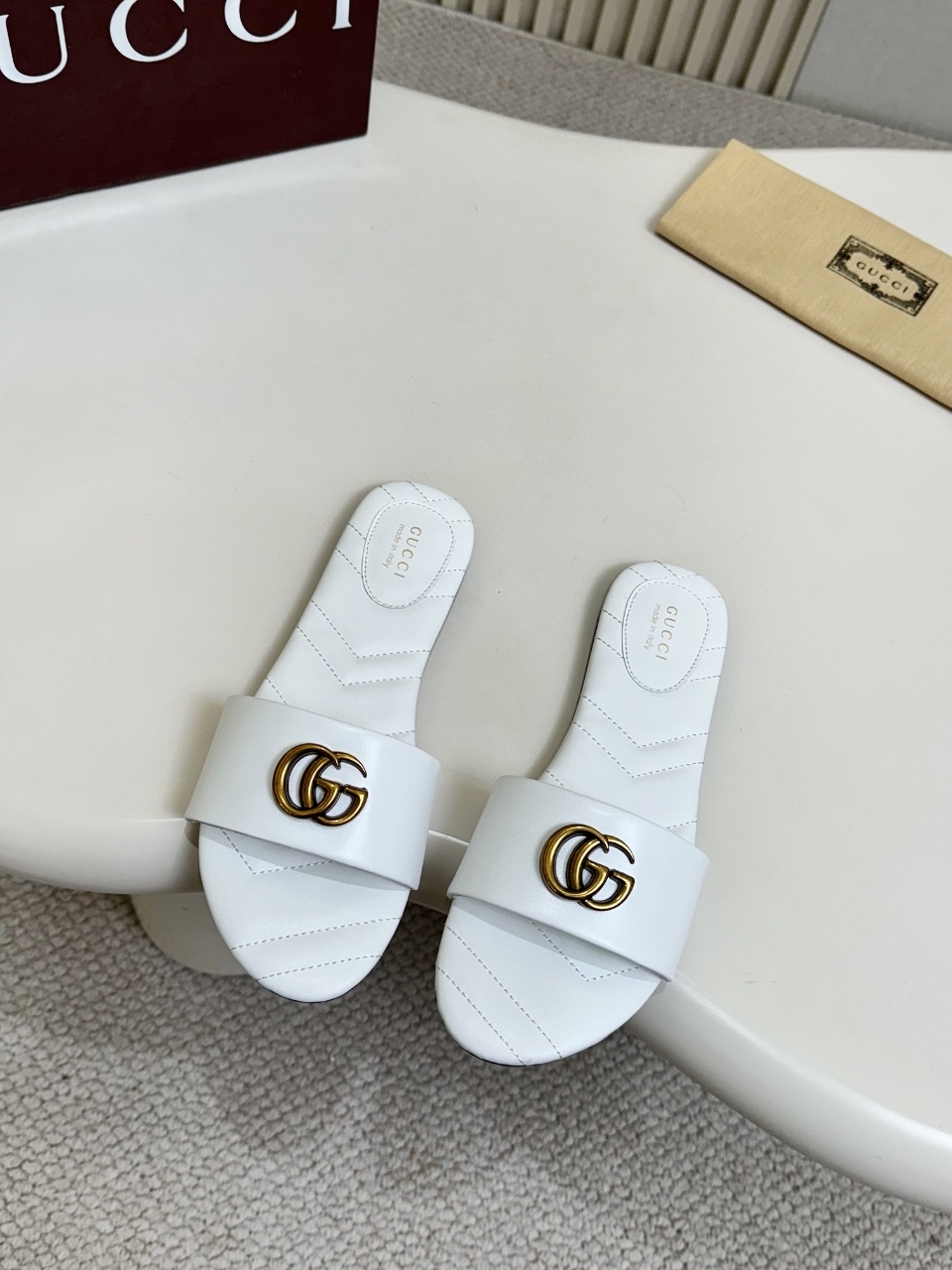 NO:559382,2025 Gucci new style, size 35-44. Leather sole plus 40, slippers, gucci, slippers198609092025古驰新款,码数35-44.皮底加40,拖鞋,gucci,slippers,Women's Shoes