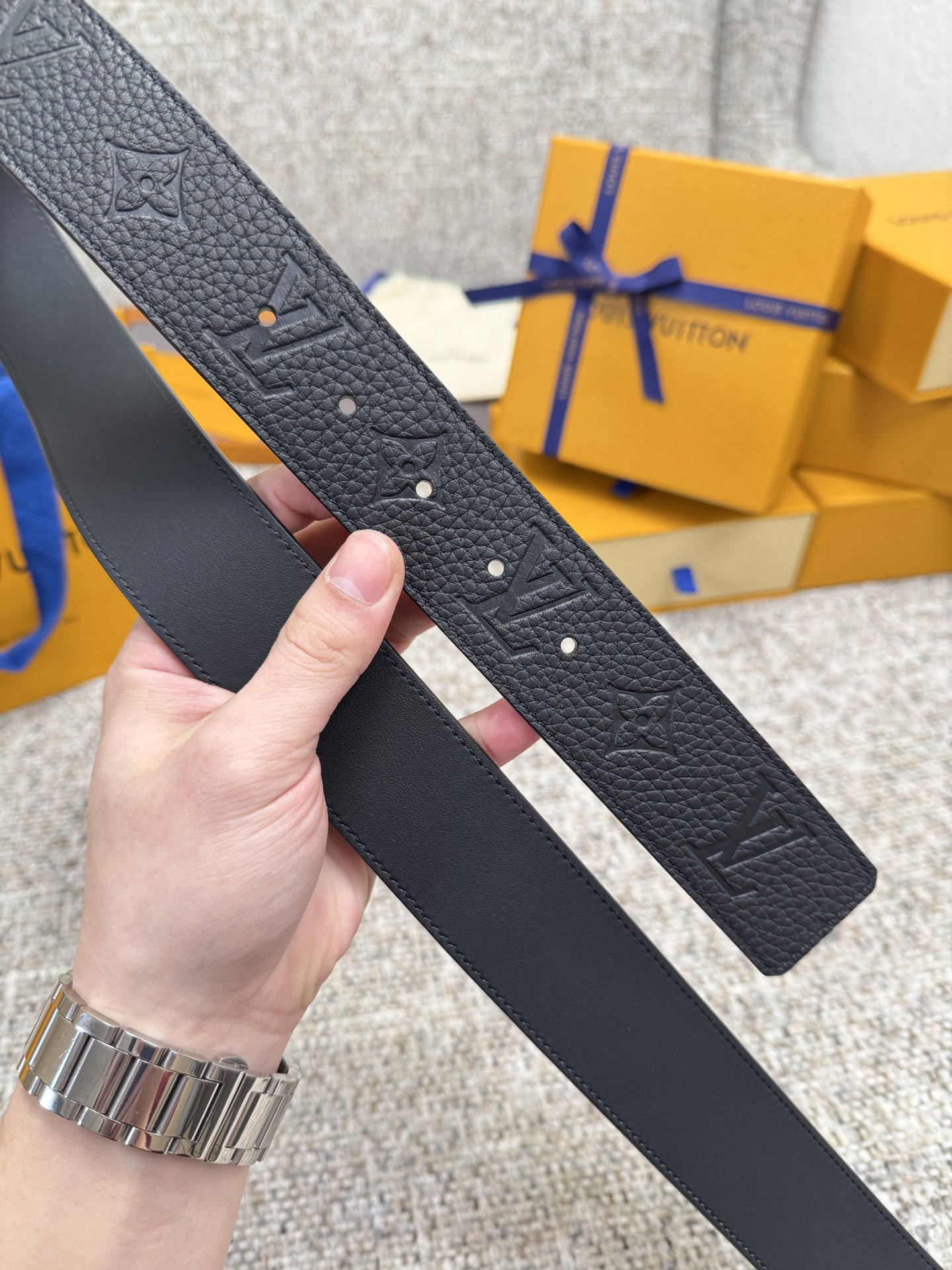 LV-Gürtel Louis Vuitton LV PVC 4.0 — photo 4