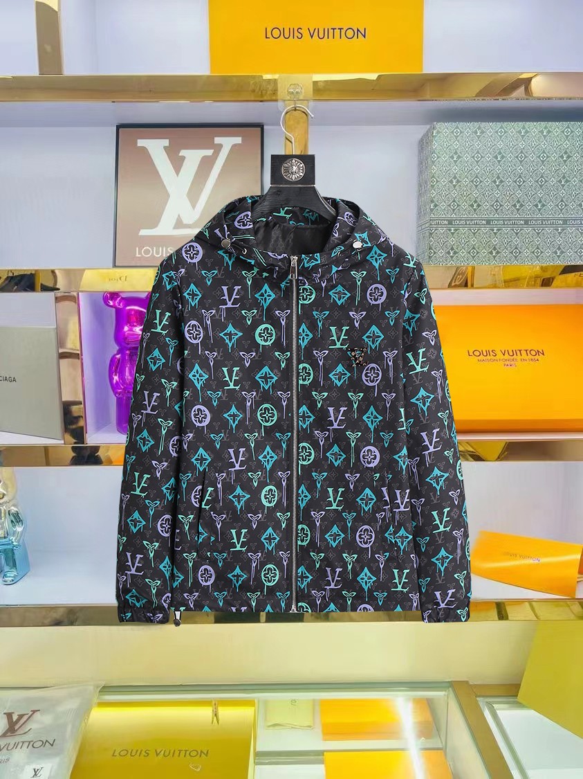 Louis Vuitton AAAAA+
 Kleding Jas &Jassen Pas de beste replica aan
 Mannen Herfstcollectie Casual