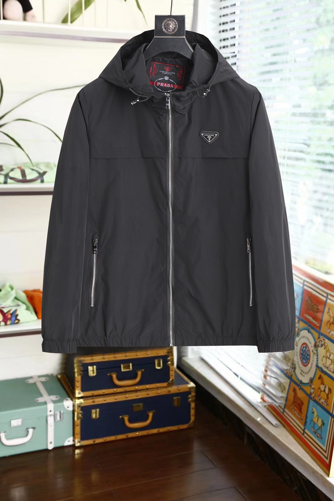 Prada Clothing Coats & Jackets Wholesale China
 Printing Fall/Winter Collection Fashion