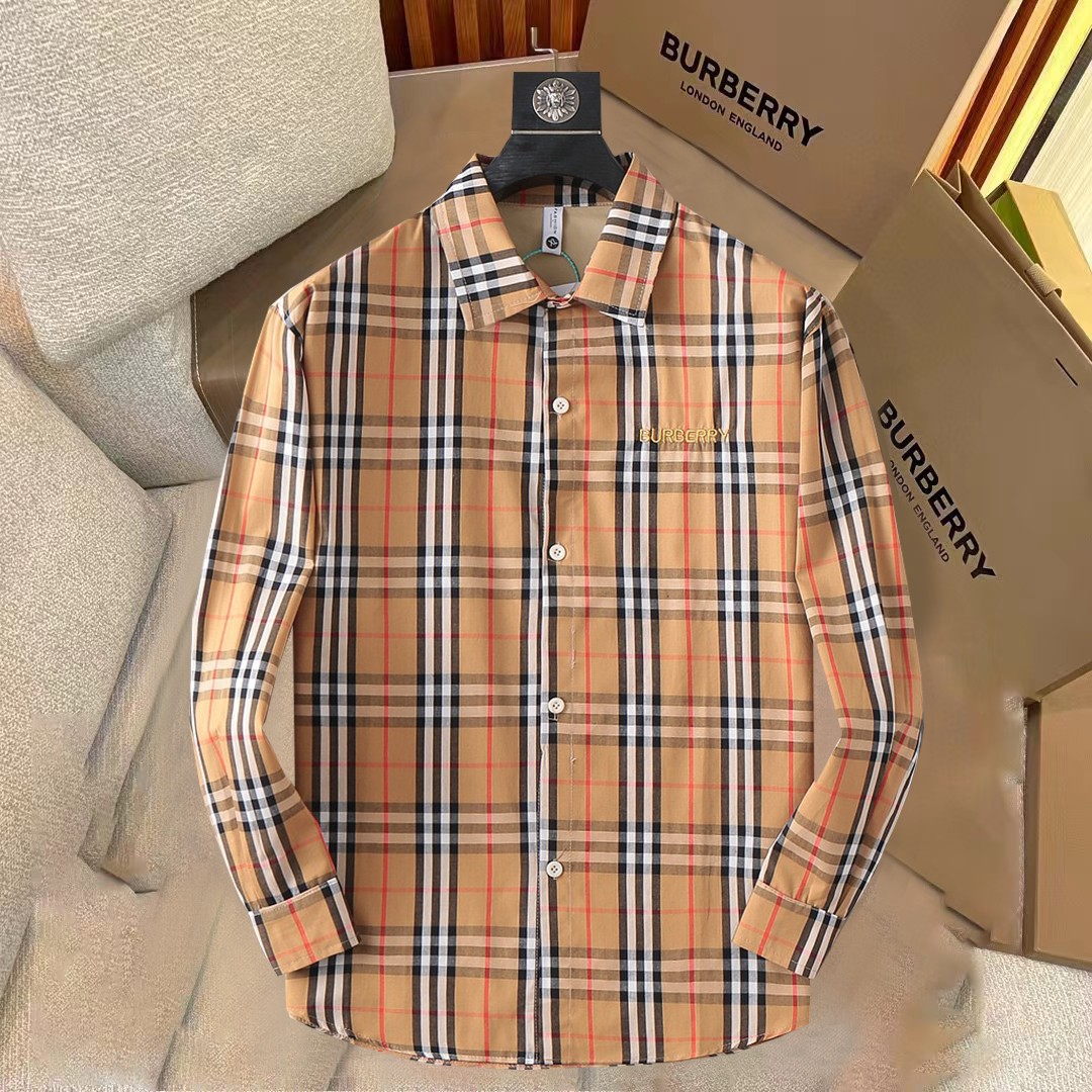 Burberry Clothing Shirts & Blouses Men Spring Collection Long Sleeve