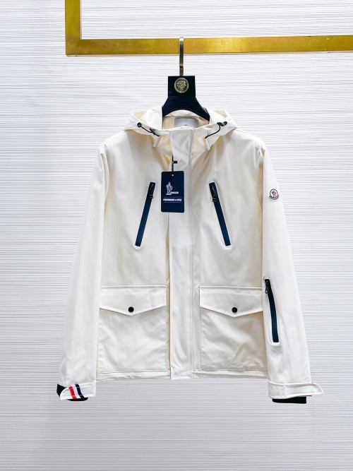 Moncler 2025SS Men's Jacket with Hidden Hood, Breathable, Comfortable 1 Moncler 2025SS Men's Jacket with Hidden Hood, Breathable, Comfortable