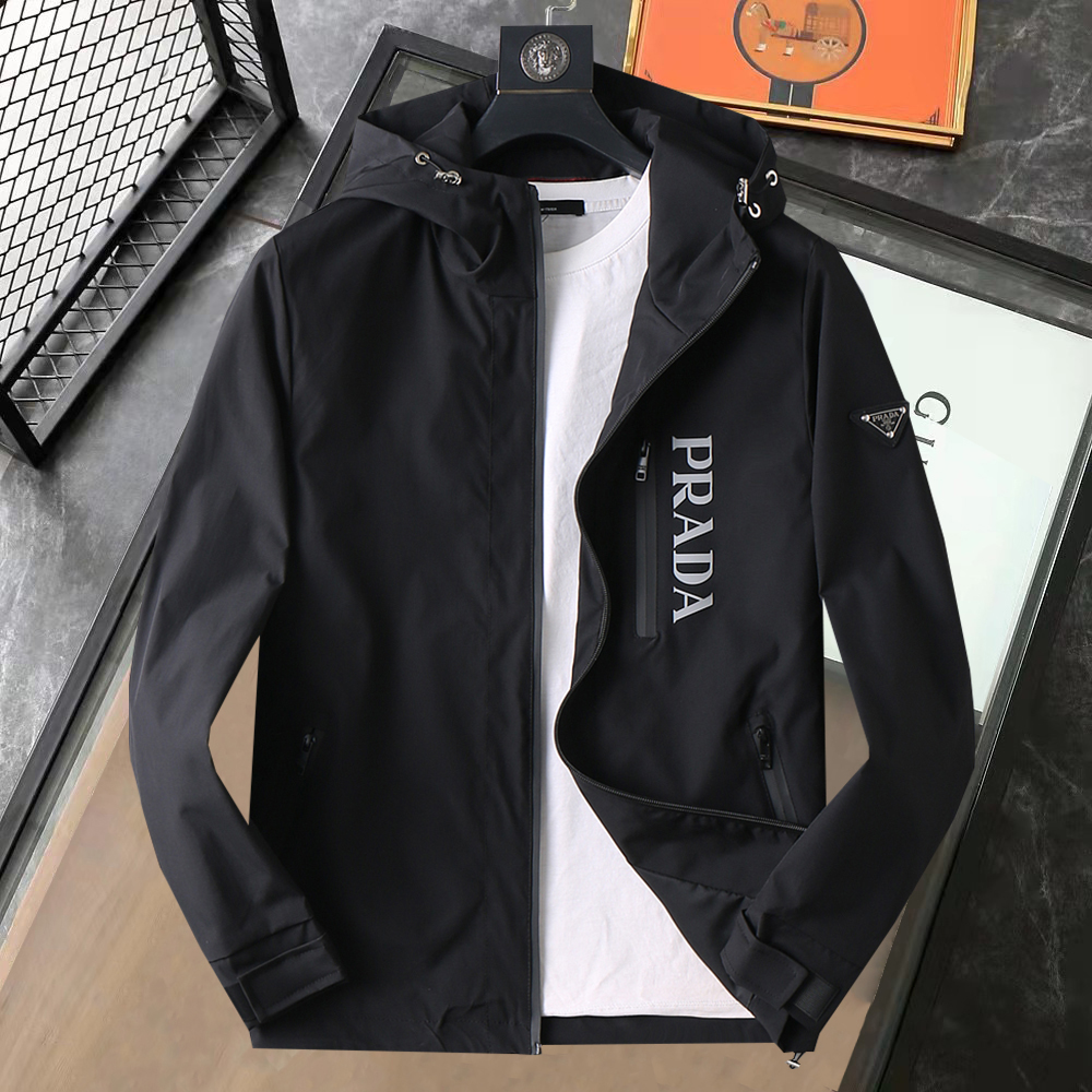 Prada Kleding Jas &Jassen 2024 Replica
 Mannen Lentecollectie Casual