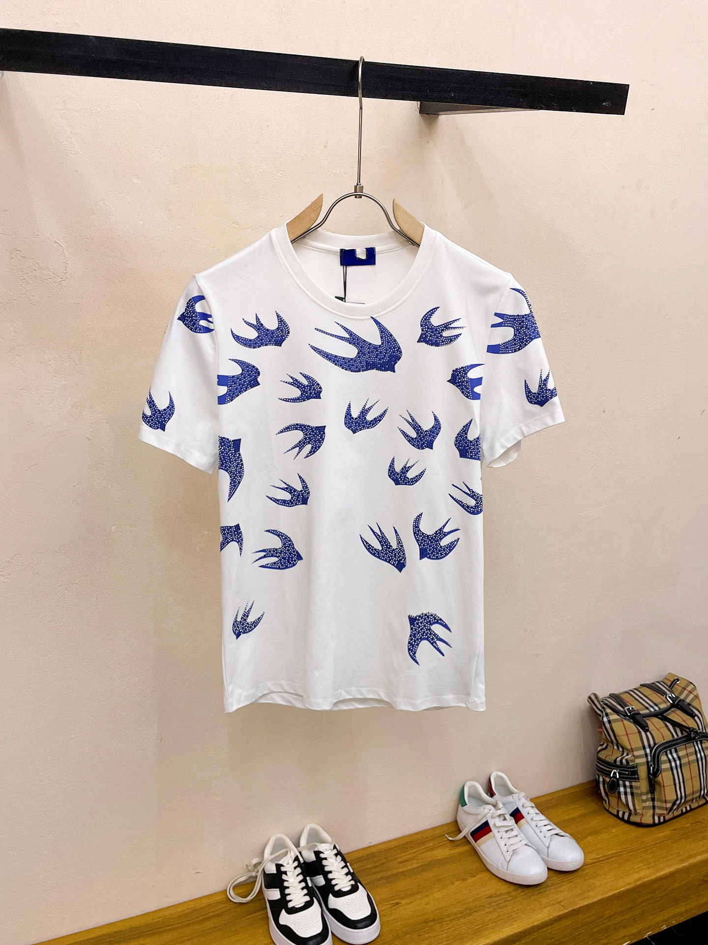 Chrome Hearts Clothing T-Shirt Men Cotton Mercerized Spring/Summer Collection Fashion Short Sleeve