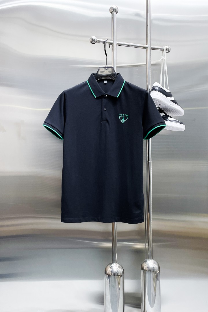 Prada Kleding Polo Mannen Katoen Zomercollectie Fashion