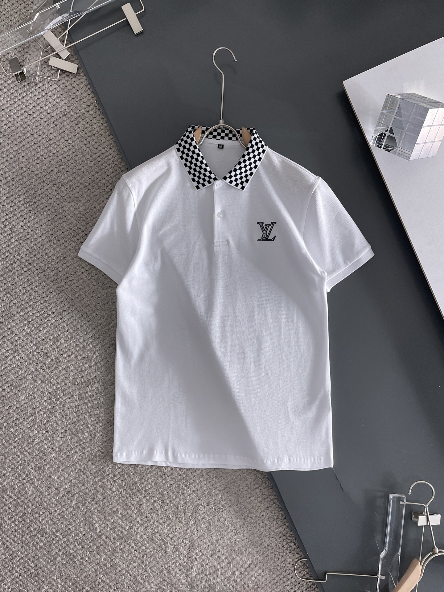 Louis Vuitton Clothing Polo Men Cotton Summer Collection Fashion