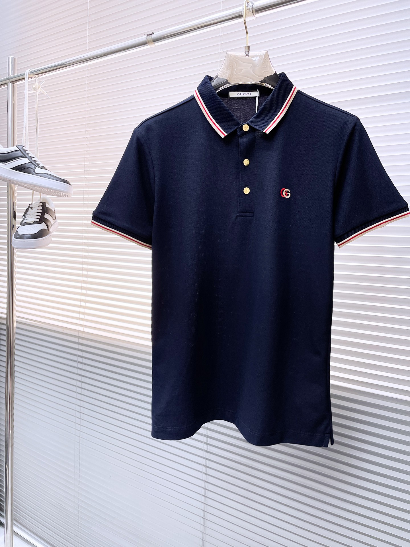 Gucci Kleding Polo Mannen Katoen Zomercollectie Fashion