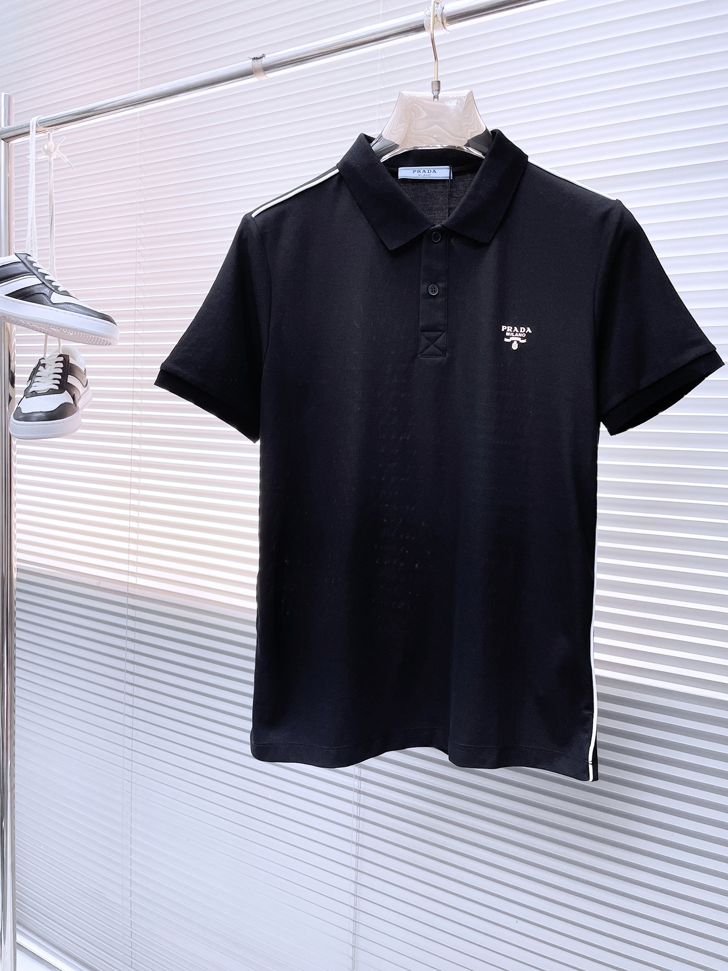 Prada Kleding Polo Mannen Katoen Zomercollectie Fashion