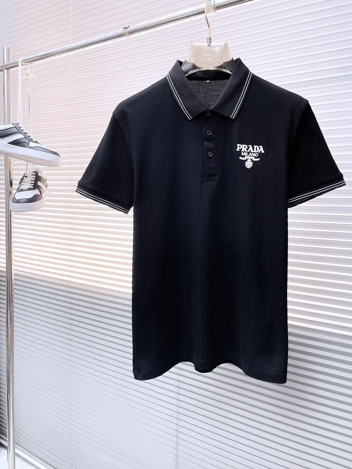 Prada Kleding Polo Mannen Katoen Zomercollectie Fashion