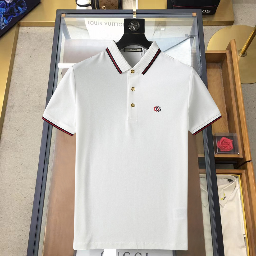 Gucci Kleding Polo Mannen Katoen Zomercollectie Fashion