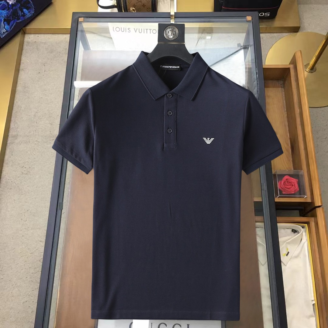 AAAA Passen
 Armani Kleding Polo Mannen Katoen Zomercollectie Fashion