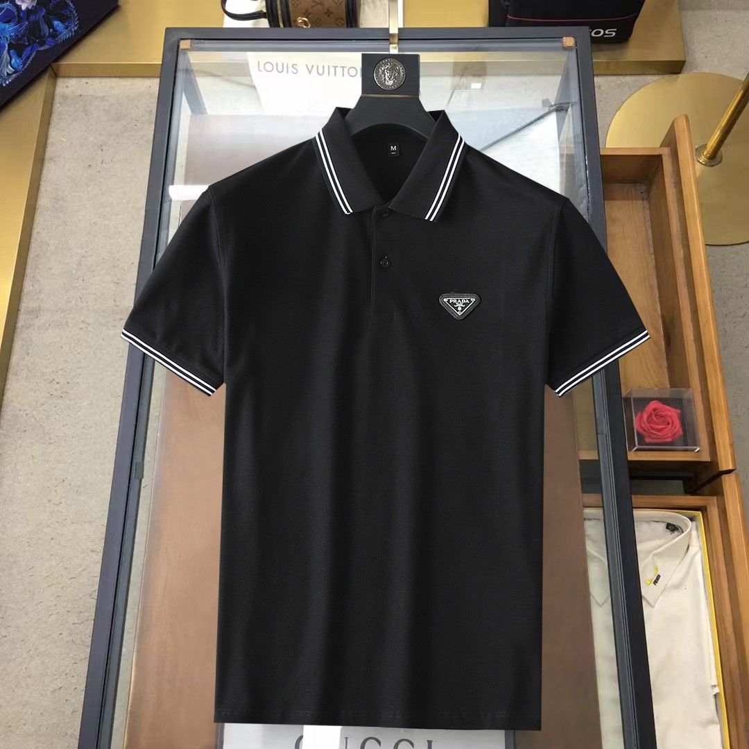 Prada Kleding Polo Goedkope replica
 Mannen Katoen Zomercollectie Fashion