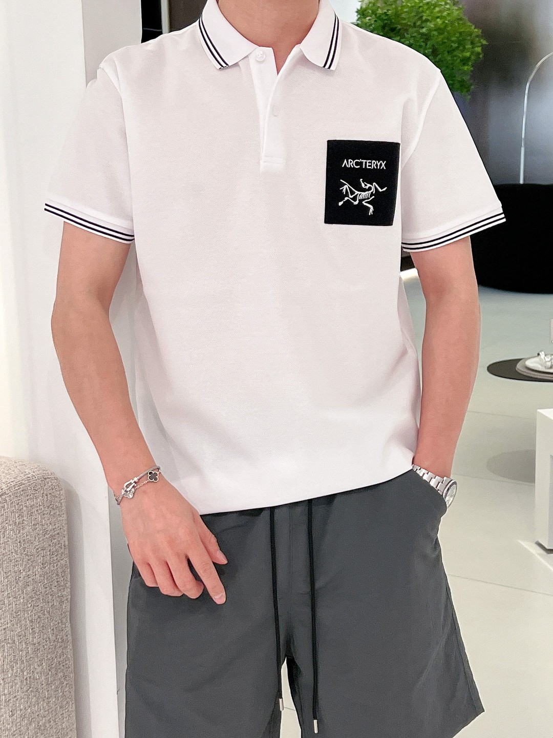 Arcteryx Kleding Polo Mannen Katoen Zomercollectie Fashion