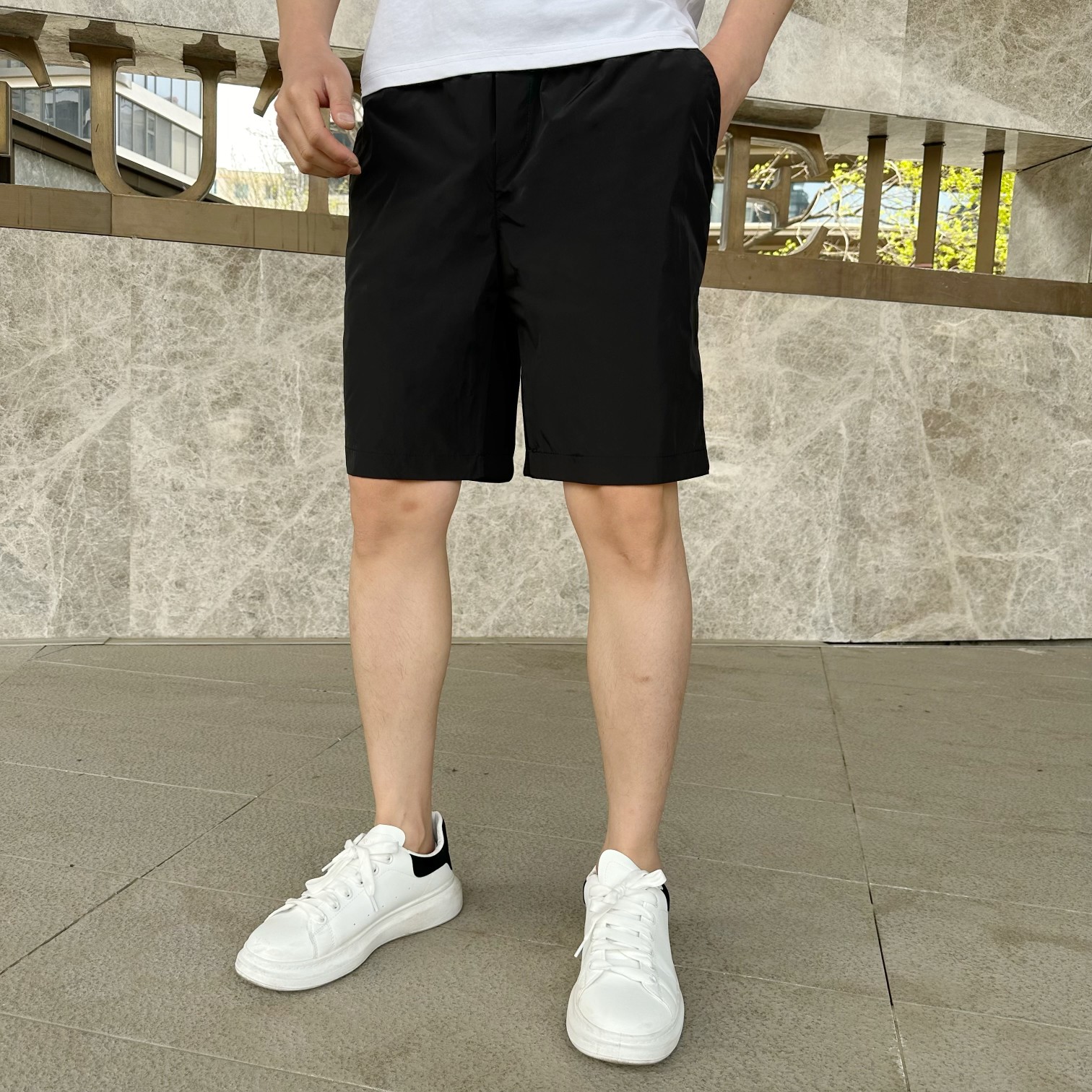 Koop AAA goedkoop
 Prada Kleding Korte Broek Mannen Lente/Zomercollectie Fashion Casual