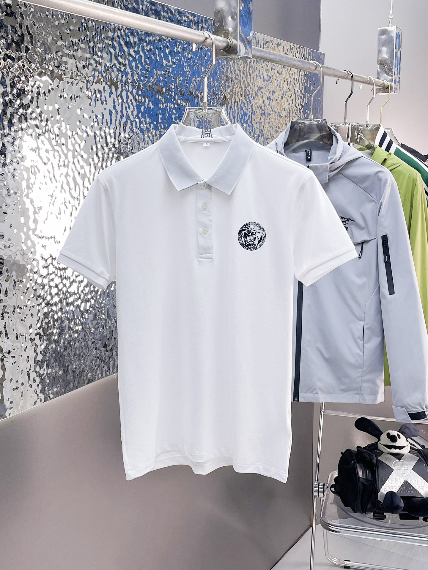 Versace Clothing Polo Men Cotton Summer Collection Fashion