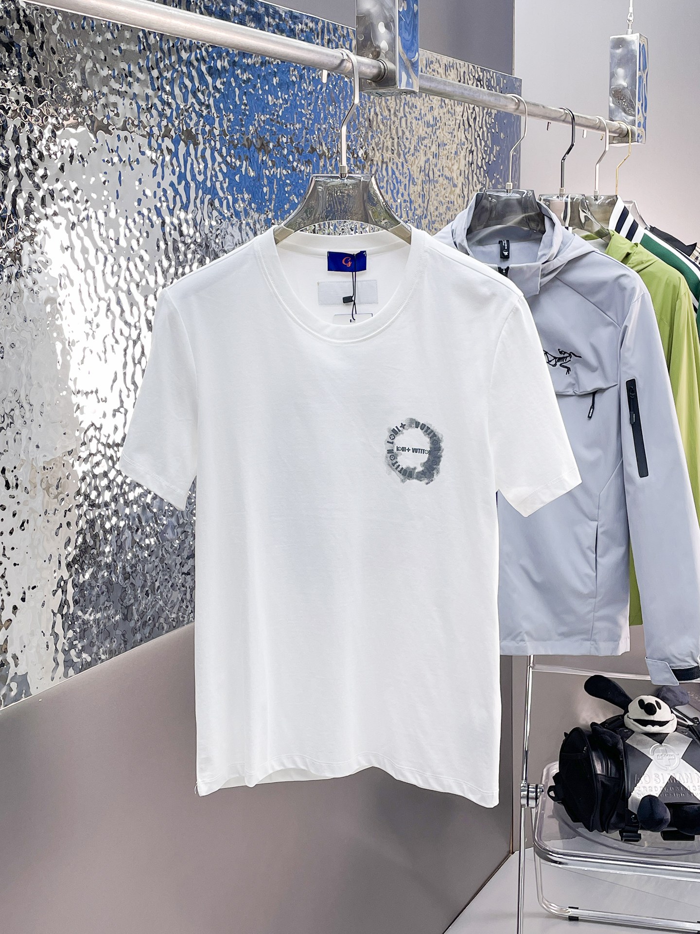 Louis Vuitton Clothing T-Shirt Summer Collection Fashion Short Sleeve