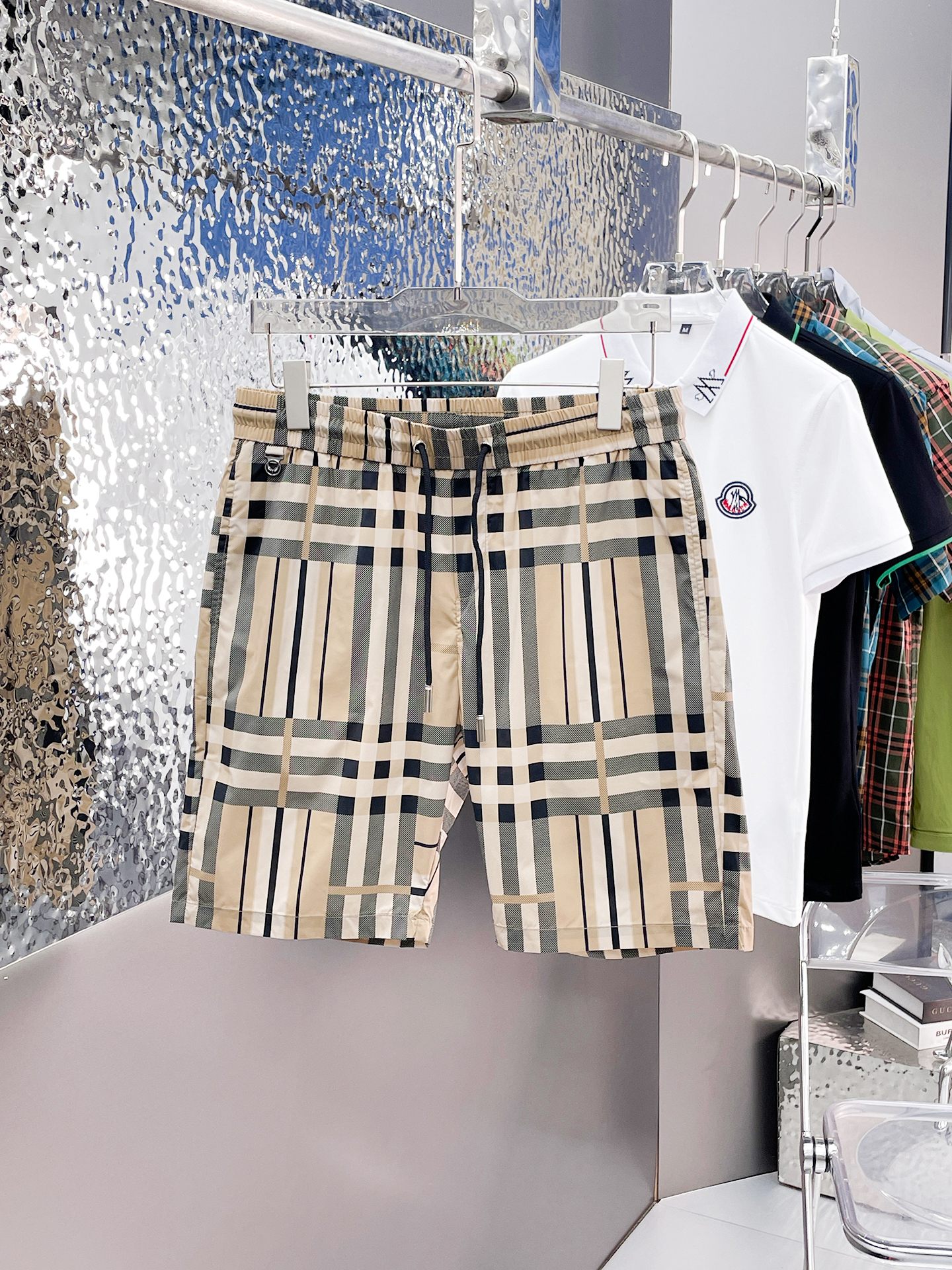 Burberry Kleding Korte Broek Mannen Zomercollectie Casual