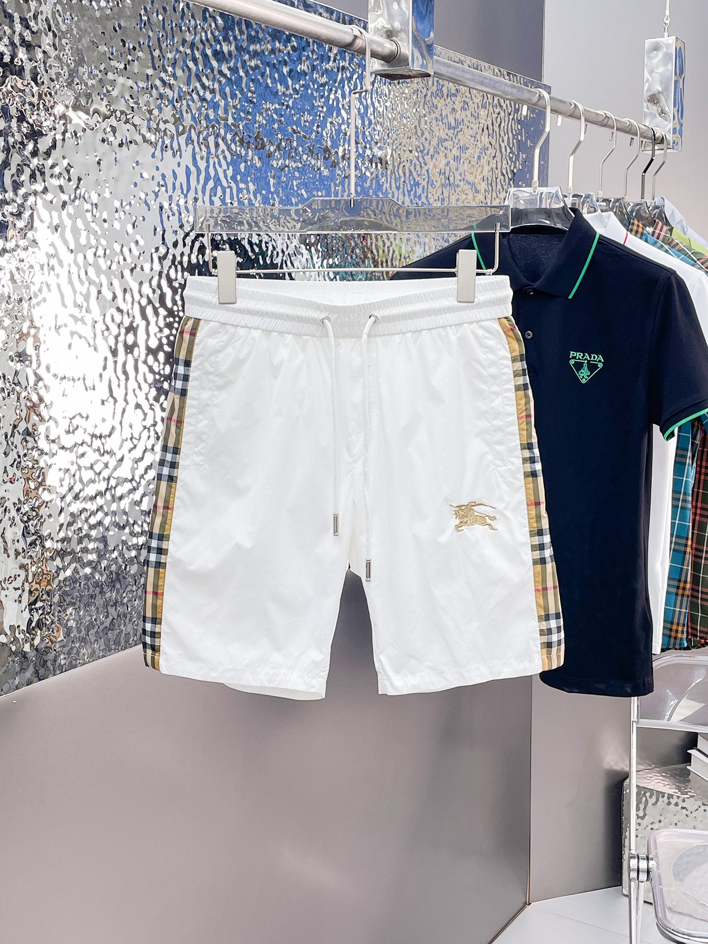 Burberry Kleding Korte Broek Mannen Zomercollectie Casual