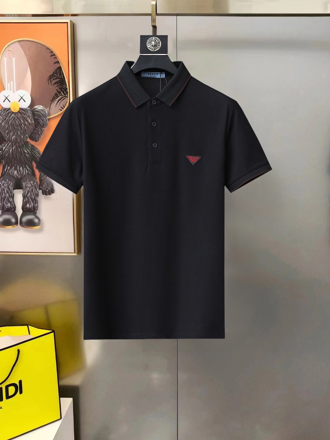 Prada Kleding Polo Mannen Katoen Zomercollectie Fashion