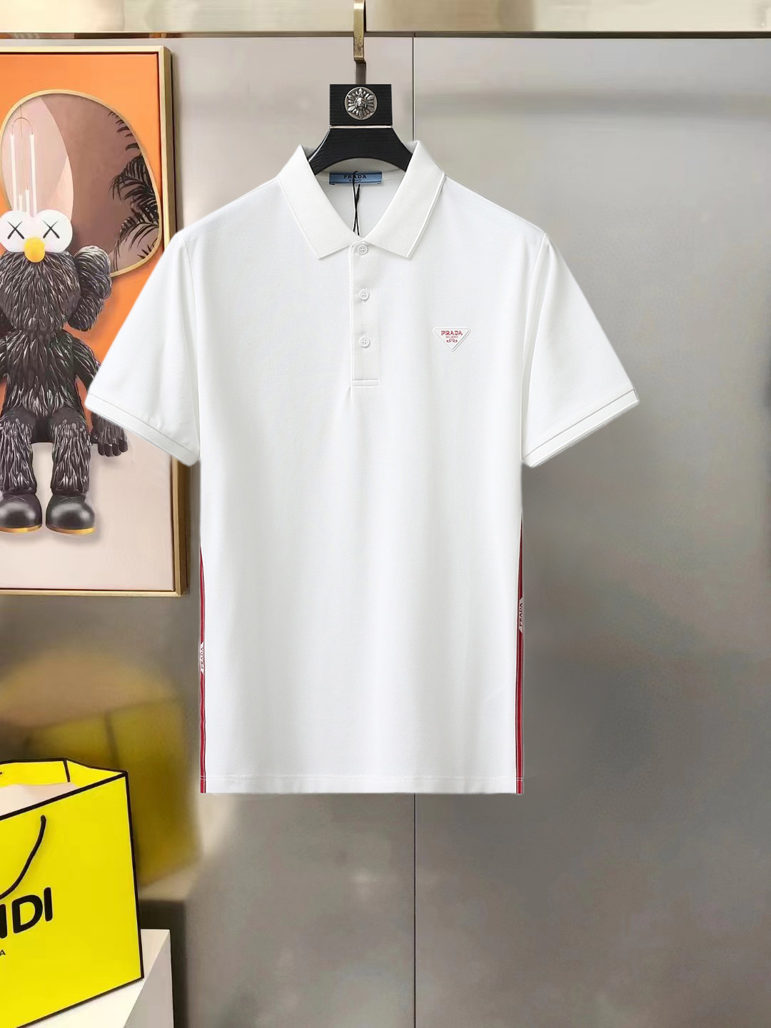 Prada Kleding Polo Mannen Katoen Zomercollectie Fashion